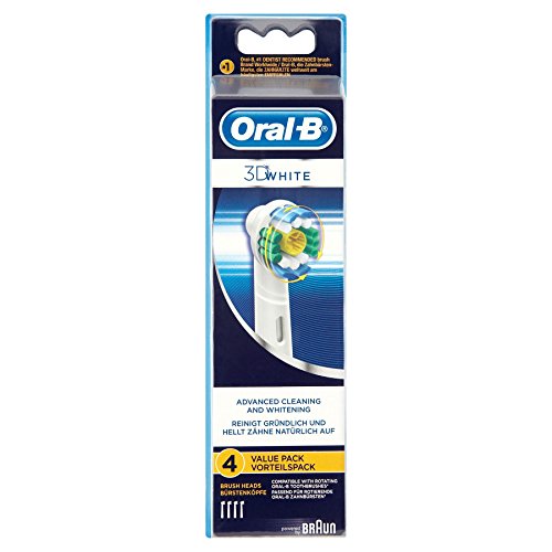 6 x Oral-B 3D White 4 Brush Heads