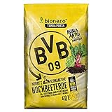 bionero® BVB NOBBY'S Hochbeeterde 40 l Sack Bio-Hochbeeterde Terra Preta Schwarzerde Erde