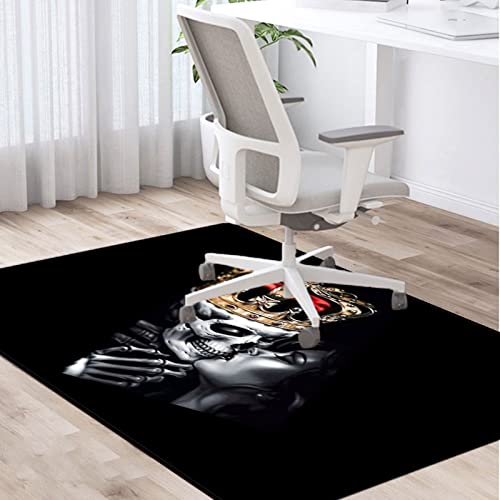 PLMM Bürostuhl Unterlage Bodenschutzmatte Gaming Teppich Unterlage Schreibtischstuhl Gaming Stuhl Unterlage Fußbodenschutz 70×100CM