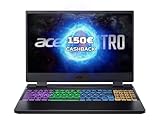 Acer Nitro 5 (AN515-58-74JS) Gaming Laptop | 15, 6 FHD 144Hz Display | Intel Core i7-12700H | 16 GB RAM | 512 GB SSD | NVIDIA GeForce RTX 3060 | Windows 11 | QWERTZ Tastatur | schwarz