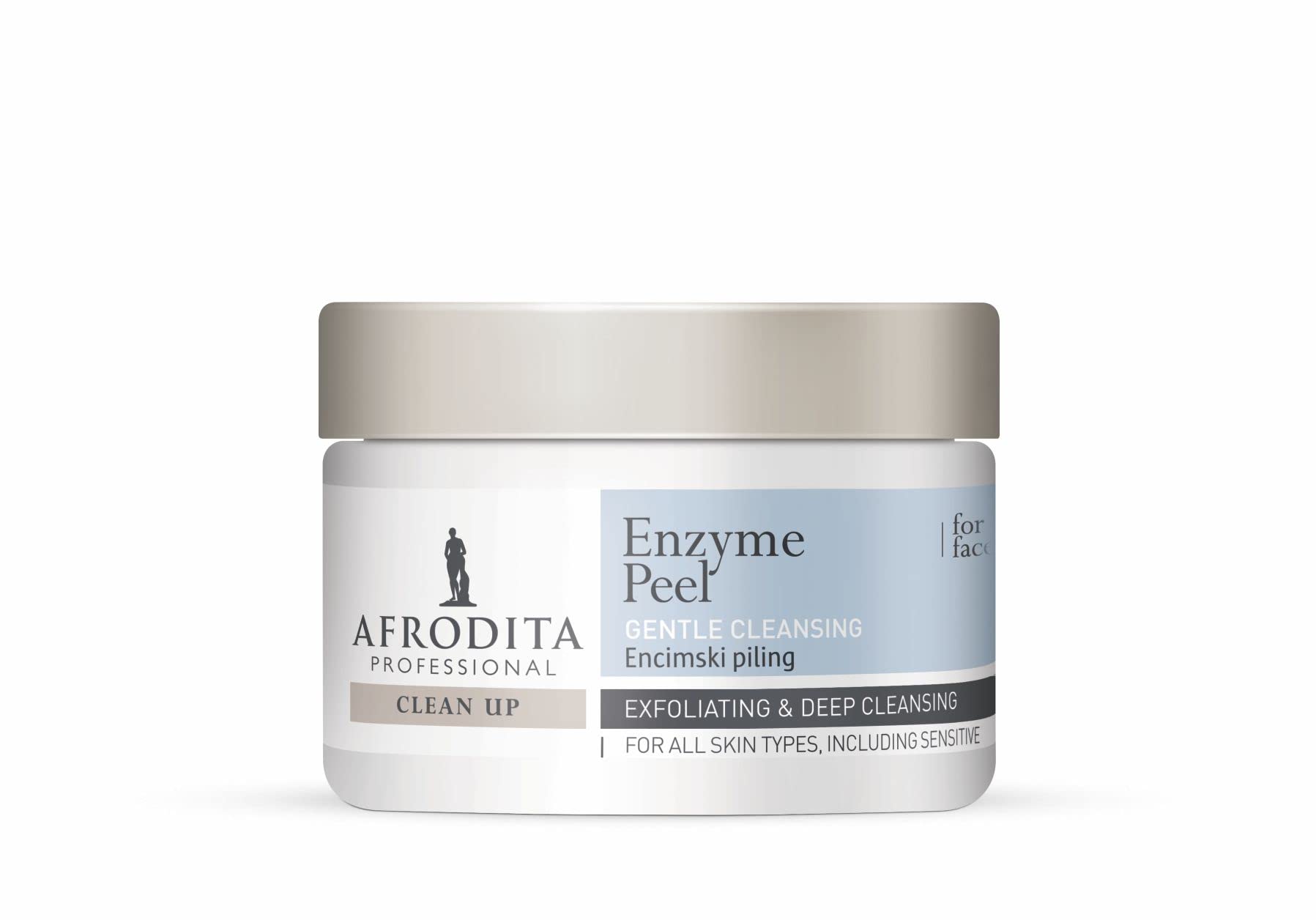 Afrodita Professional CLEAN UP Enzymatisches Peeling für Gesicht und Hände | 100g | Zur vollständigen Regeneration aller Hauttypen | Peeling & Tiefenreinigung