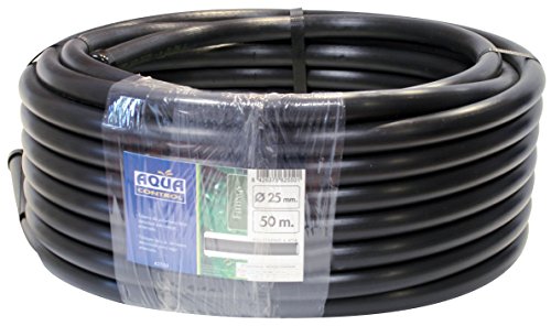 Aqua Control 62550 – Pack von 3 Schläuche Bewässerung 25 mm, schwarz