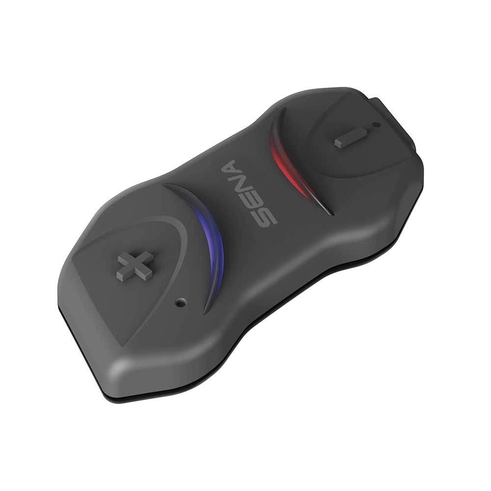 Sena 10R extra flaches Bluetooth-Kommunikationssystem für Motorräder und Roller, Lenkerfernbedienung nicht enthalten, Schwarz, Einzelpack (2015)