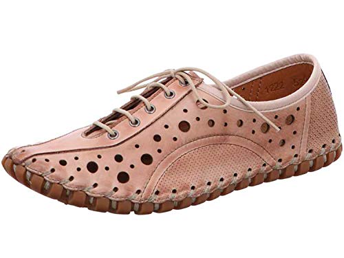 Gemini 031222-02 Schuhe Damen Schnürschuh Slipper Sneaker, Größe:40 EU, Farbe:Rosa