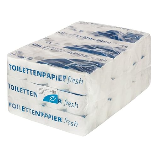 Fetex | Toilettenpapier [72 Rollen/Großpackung] 250 Blatt je Rolle | besonders weich und soft | Klopapier aus Zellstoff | Original FETEX, hochweiß