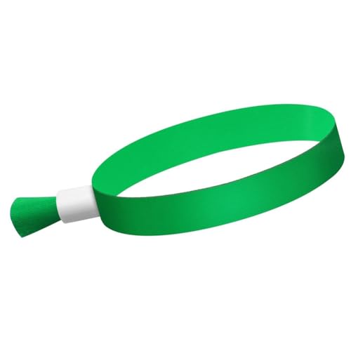 RIYAN 100 Stück Stoff-Armbänder für Veranstaltungen, für Konzerte, Handgelenkschlaufe (grün)