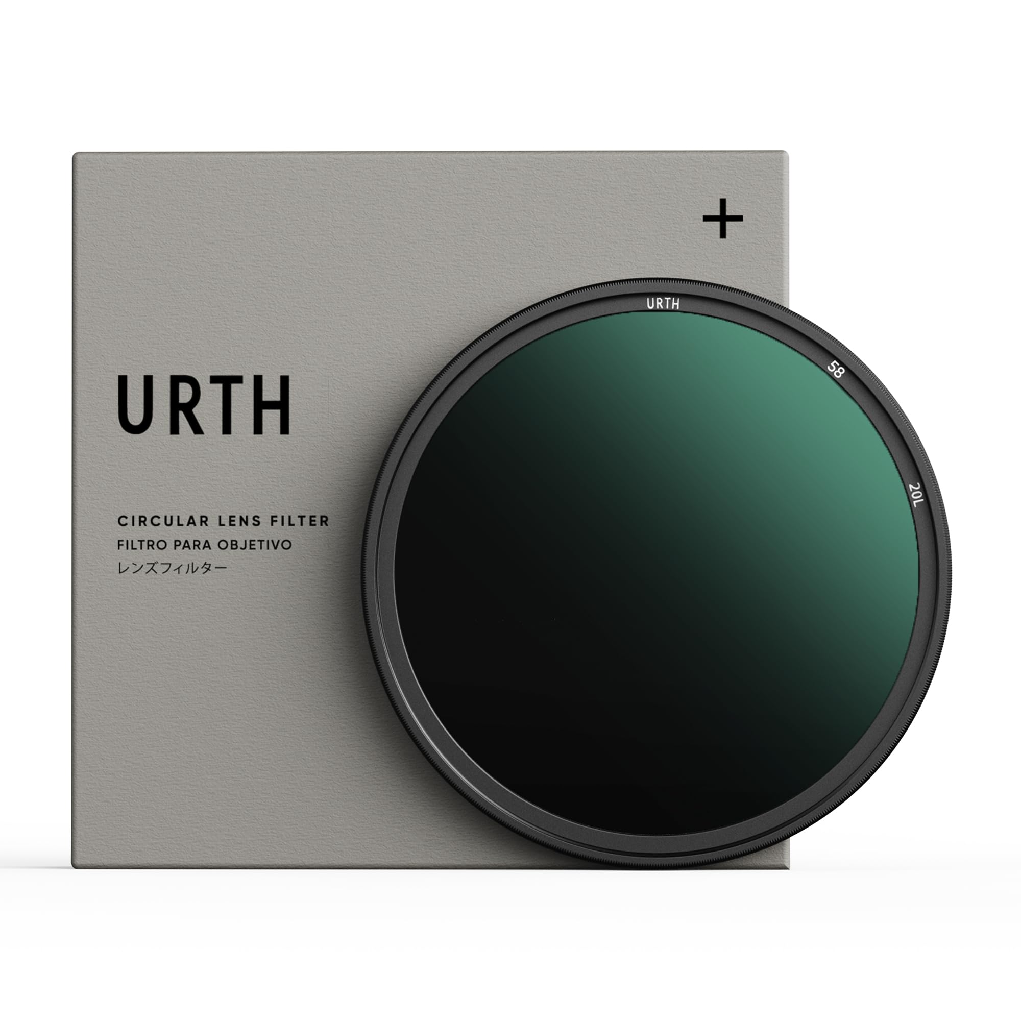 Urth 58 mm Graufilter ND1000 (10 Stop) ND Filter (Plus+)