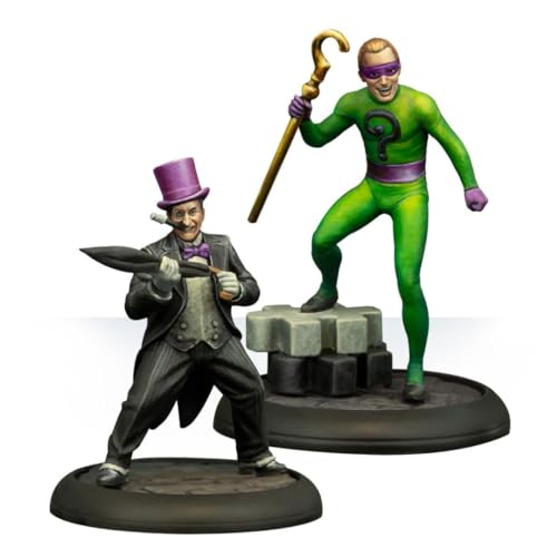 Knight Models Batman-Figur: The Penguin and The Riddler (Classic TV Show)
