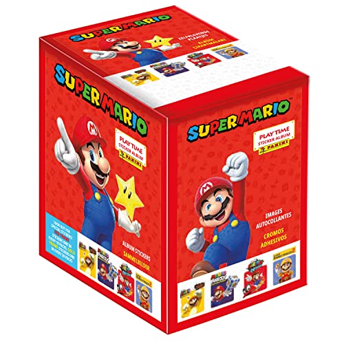 Super Mario Sticker Box mit 50 Taschen