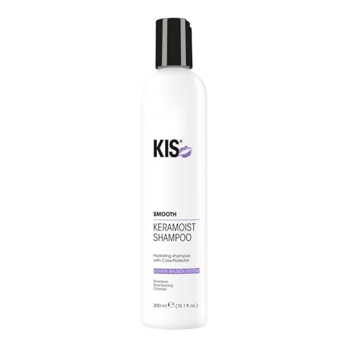 KIS KeraMoist Shampoo - 300 ML - Tierfreundlich & Nachhaltig - Keratin Infusion System - dauergewelltes, coloriertes & trockenes Haar
