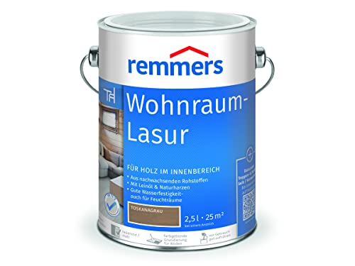 Remmers Wohnraum-Lasur - toskanagrau 2.5ltr