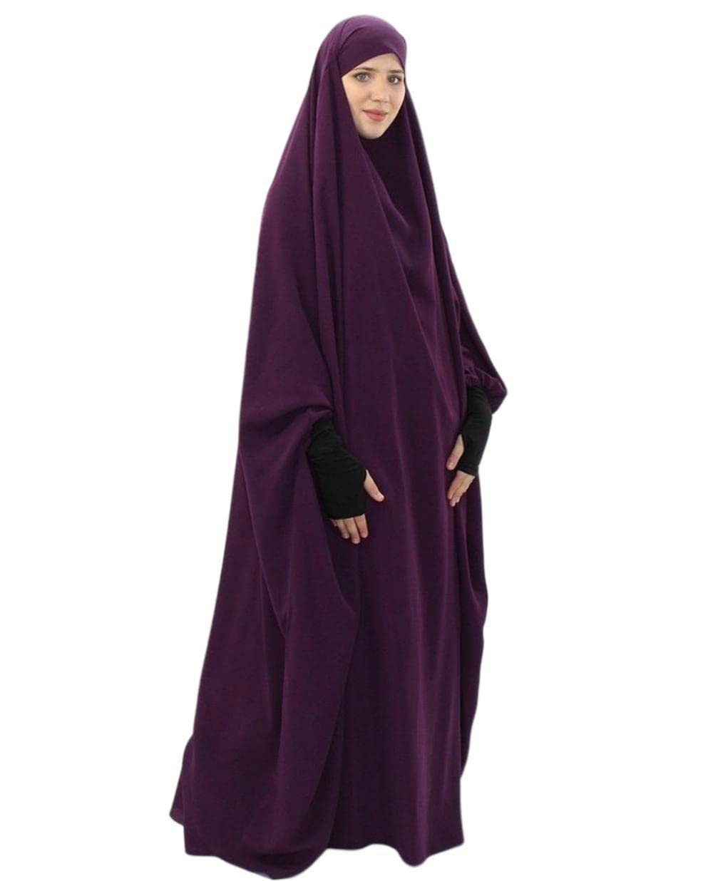 Muslim Dresses Damen Islam Abaya Kleidung Frauen Dubai Gebet Islamische Robe afrikanischer Kaftan Türkei Kleid in voller Länge mit Hijab