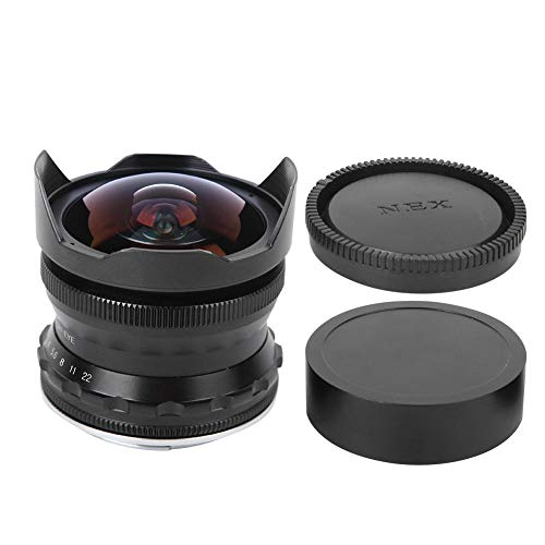 7,5 MM F2.8 Spiegellose Kamera Fisheye-Objektiv Kameraobjektiv-Upgrade Optimieren Sie die Bildgebung Z-Halterung für Nikon Z6 Z7 Z50 mit Langer Lebensdauer(Schwarz)