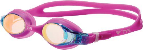 TYR Kinder Schwimmbrille Swimple Metallized, Berry Fizz, Standard