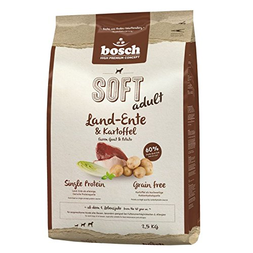 Bosch Weiche Ente & Kartoffel HPC Hund Lebensmittel. Eine heathly ausgewogenen Lebensmittel für Ihren Hund