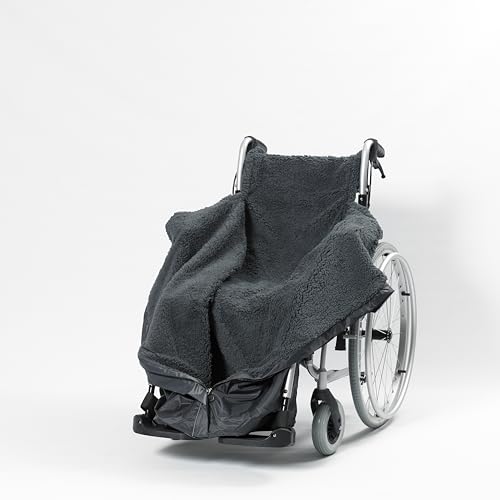 NRS Healthcare Freestyle Wasserdichter Rollstuhl-Gemütlich, Standardgröße, Grau