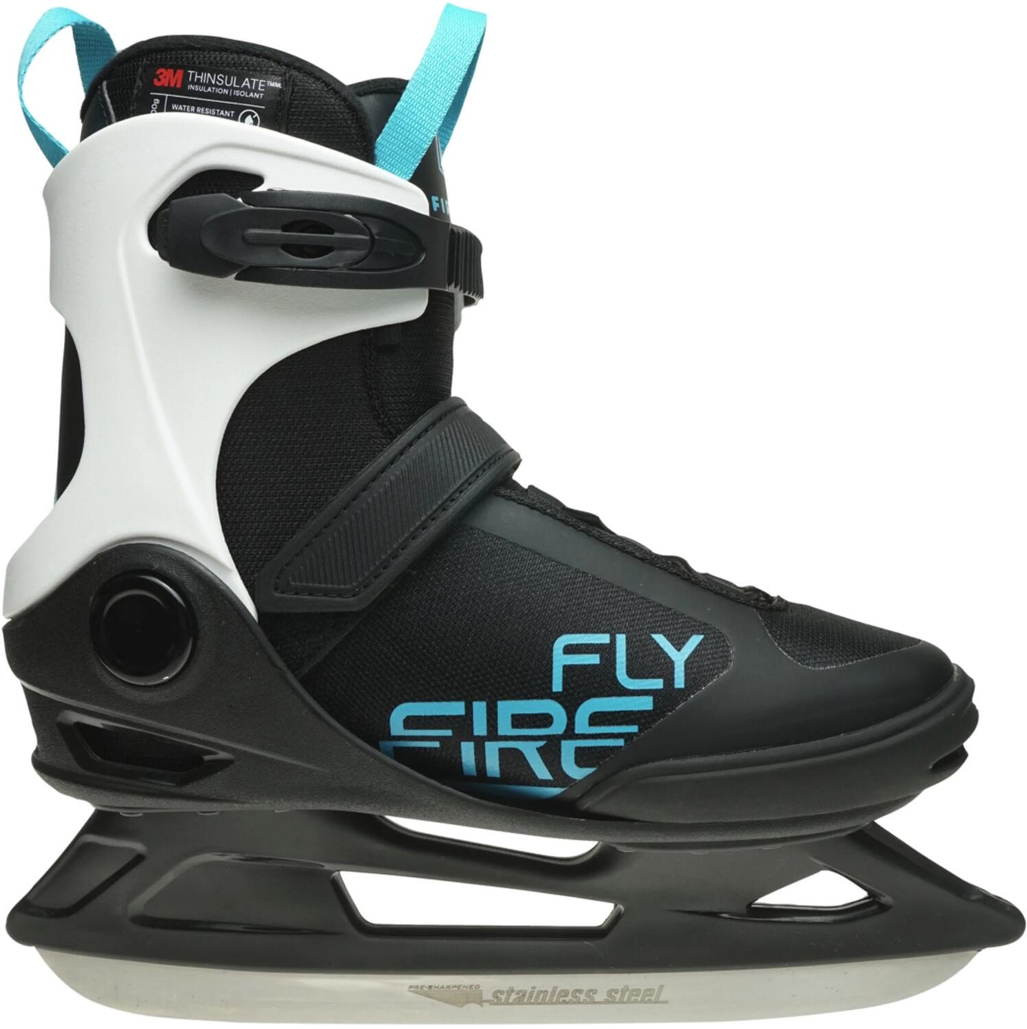 Firefly Damen Phoenix III Eishockeyschuhe, Black/White/Blue, 40