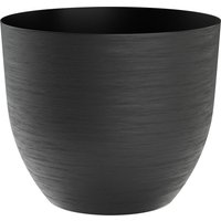 Pflanzgefäß, Re-Pot, Teraplast, 100% recyceltes Plastik, schwarz D 48 x H 40 cm