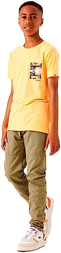 Garcia Kids Jungen Short Sleeve T-Shirt, neon Carrot, 140/146