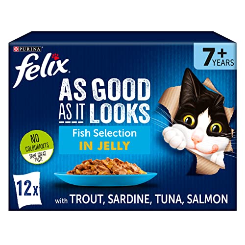 Felix Senior As Good As It Looks, 12 x 100 g, 4er Pack (4 x 1 Stück)