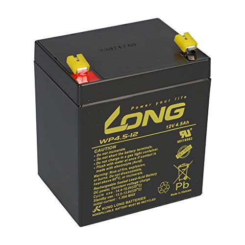 Akku 12V 4,5Ah Blei Gel Batterie Notstrom Alarm USV Solar kompatibel zu 4Ah 4.5Ah, 5,0Ah, 5,4Ah