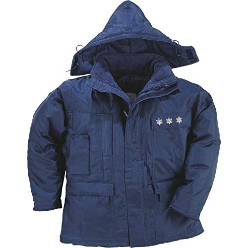 Deltaplus LAPO2BLGT Jacke Aus Polyester/Baumwolle Zum Schutz Vor Starker Kälte, Marineblau, Größe L