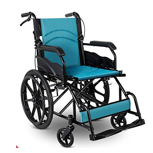 Leichter selbstfahrender Aluminiumrollstuhl, abnehmbare und hochklappbare Arme für einfachen Transfer, leichte Rollstühle für Erwachsene mit Selbstantrieb für einfachen Transfer