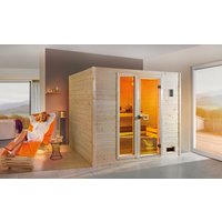 Sauna »VALIDA PLUS«, inkl. 9 kW Saunaofen mit integrierter Steuerung für 2 Personen