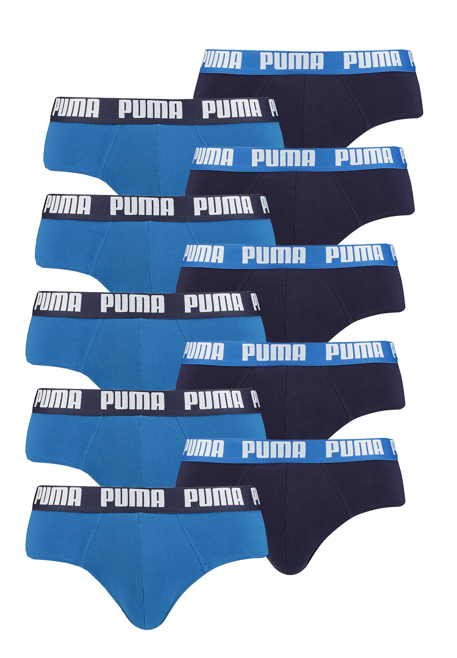 Puma Basic Brief Men Herren Unterhose Pant Unterwäsche 10er Pack