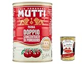 6x Mutti Doppio Concentrato di Pomodoro, Doppeltes Tomatenkonzentrat,100% Italienische Tomate, 440g + Italian Gourmet Polpa di Pomodoro 400g Dose
