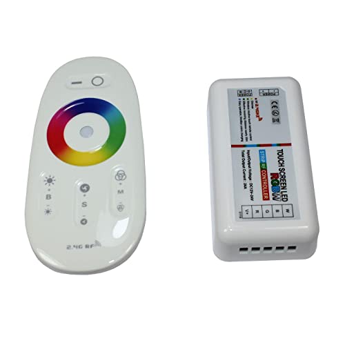 RGBW RGB+W RF Touch Controller Weiss + Touch Fernbedienung 12.24V 10A