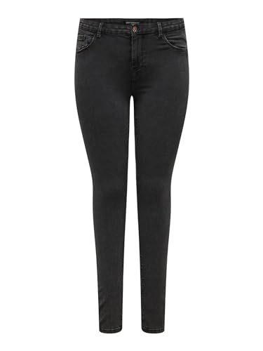 ONLY CARMAKOMA Damen CARTHUNDER REG DNM PIM367 NOOS Skinny-fit-Jeans, Dark Grey Denim, 50W x 32L