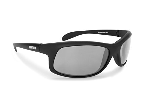 BERTONI Polarisierten Photochrome Sonnenbrille für Skifahren - Laufen - Driving - Fish - P545FT Selbsttönend (Photochrome Polarisierte Grau)