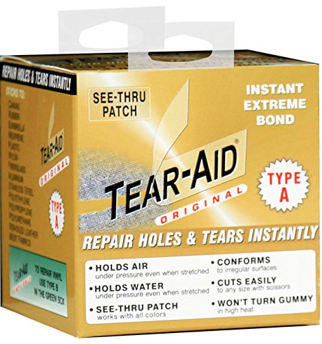 Tear-Aid Reparatur-Set für Stoffe, Typ A, 2 Stück, Größe: 2 Stück, Modell: