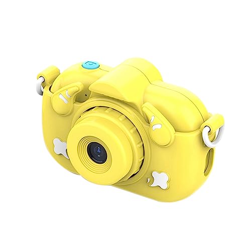 Bakkeny 32G Speicher Kinder Minikamera HD Digitalfotografie Kamera Sofortbildkamera für Kindergeburtstagsgeschenk Gelb