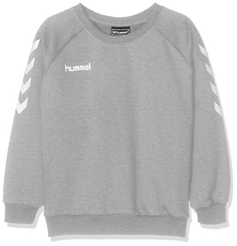 hummel Kinder Hmlgo Kids Cotton Sweatshirt, Grau (Grau Melange), 116