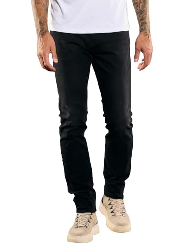 emilio adani Herren Herren Superstretch-Jeans Slim fit, 35514, 35514, Schwarz in Größe 32/32