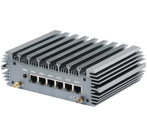 HSIPC 11th Gen i7 1165G7 Firewall Micro Appliance, Mini PC, Nano PC, Router PC(16G 256G) with 6 RJ45, AES-NI, 2.5GBE,HDMI USB3.0 Console,Compatible with Pfsense OPNsense