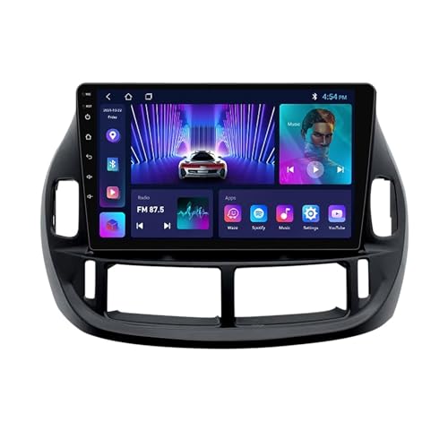 Android 11 Autoradio Für Toyota Estima ACR30 2000-2005 Mit CarPlay/Android Auto 9 Zoll HD Touchscreen Autoradio Mit WiFi GPS Navigation Multimedia Player Bluetooth RDS/DSP/SWC + Rückfahrkamera (Color
