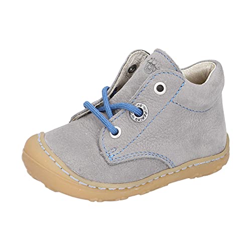 RICOSTA Unisex - Kinder Lauflern Schuhe Cory von Pepino, Weite: Mittel (WMS),terracare, leicht Maedchen Kinderschuhe,Graphit,19 EU / 3 Child UK