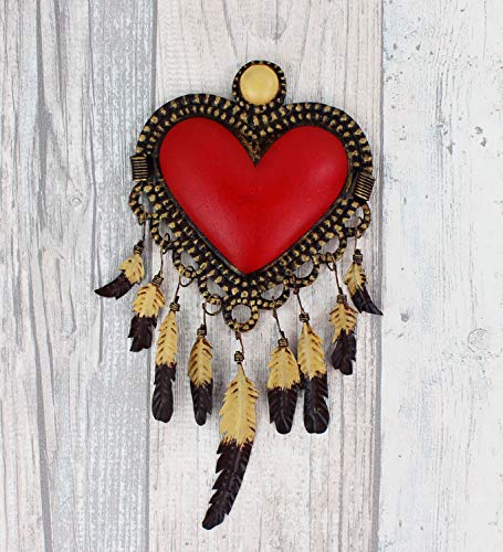 mitienda mit Liebe gemacht Wanddeko Herz Navajo groß, Wandschmuck, herzförmig, Dekoherz, Wohnzimmer Deko