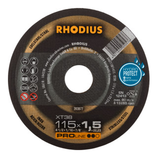 RHODIUS PROline XT38 X-LOCK Extradünne Trennscheibe 115 x 1,5 x 22,23 mm