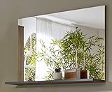 trendteam smart living - Wandspiegel Spiegel - Garderobe - Coast - Aufbaumaß (BxHxT) 90 x 62 x 20 cm - Farbe Wotan Eiche mit Grau - 174745383
