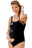 Anita Maternity Damen Badeanzug 9571 Schwangerschafts-Einteiler, Gr. 44 (D), Schwarz (schwarz 001)