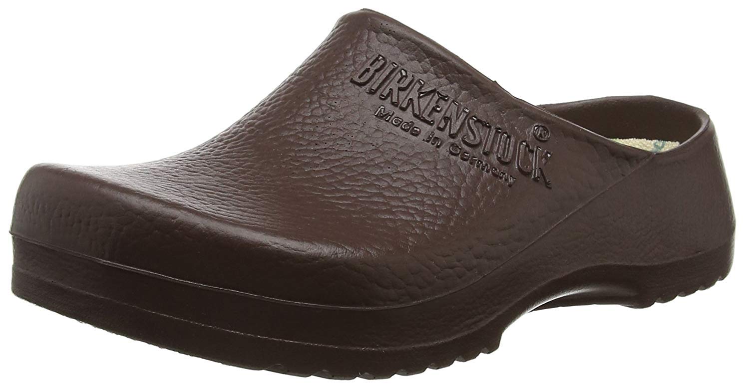 Birkenstock Unisex waschbarer PU-Clogs Super Birki für Damen und Herren mit rutschhemmender Laufsohle und Fußbett aus Kork/Textil Modell 68041 - Farbe Gelb - Gr. 39