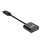 Club 3D CAC-2070 DisplayPort 1.2 auf HDMI 2.0 UHD Aktiver Adapter schwarz