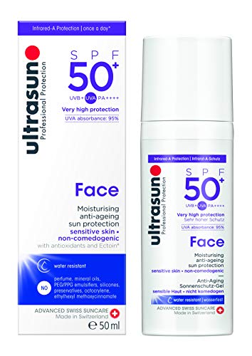 Ultrasun Face Spf50+ Anti-Aging Sonnenschutz-Gel, 1er Pack (1 x 50 ml)
