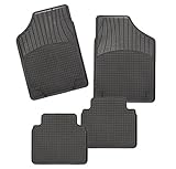 CarFashion Allwetter Schalenmatte B2, Auto Fussmatten Set in schwarz, 4-teilig, ohne Mattenhalter für