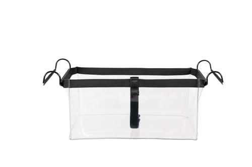 Saljol Designertasche von JOST für Saljol Wohnraumrollator, praktisches Zubehör, 20 kg Traglast, PVC Transparent