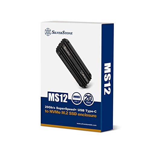 Silverstone MS12, Aktuelle USB-3.2-Gen-2x2-Schnittstelle mit SuperSpeed+-Übertragungsrate bis 20Gbps, SST-MS12